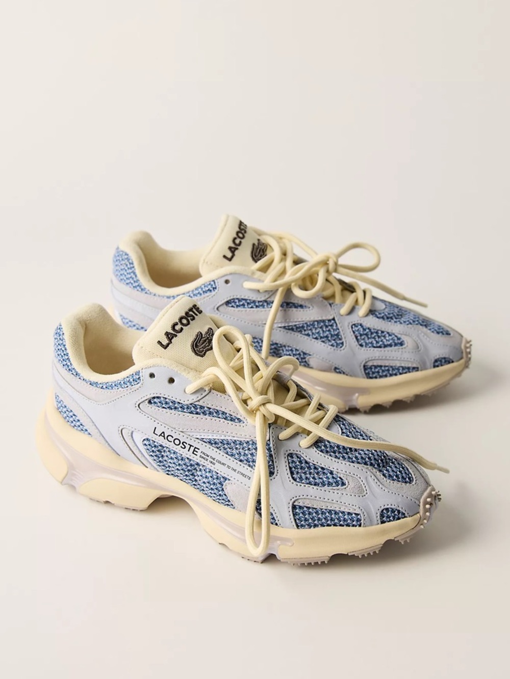 $160! Lacoste L003 2K24 Sneakers Light Blue / White US 9/ EU 40.5 NWOB